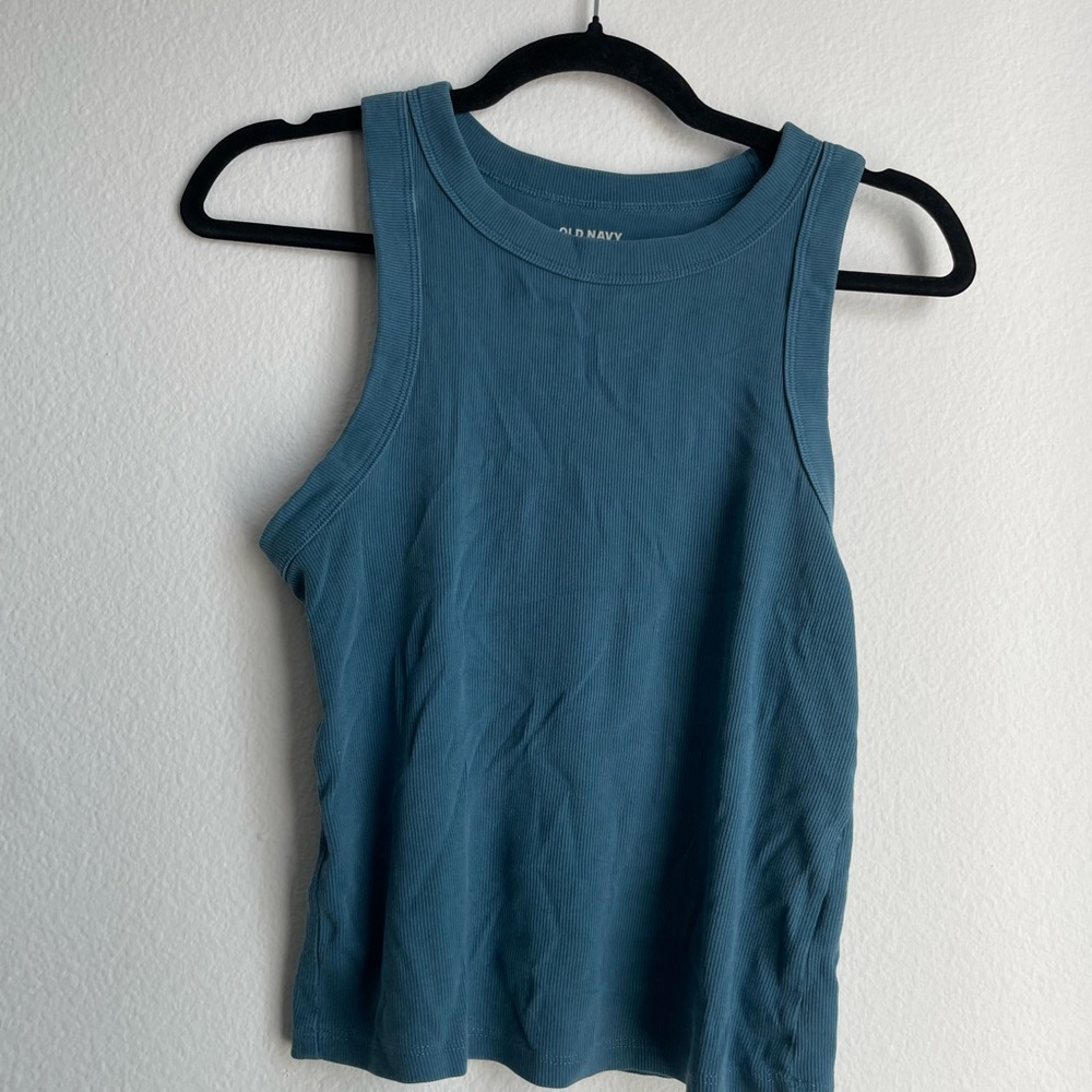 Old Navy Women's Teal Tank Top